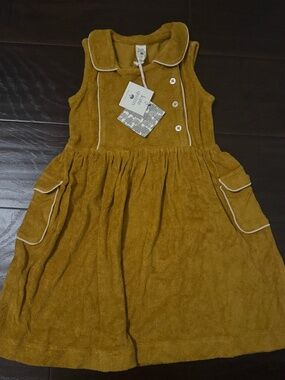 Kate Quinn Terry Peter Pan Apron Dress